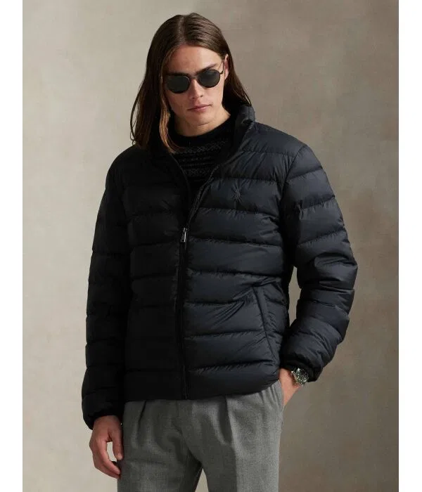 Мужская куртка-пуховик Regular Fit Polo Ralph Lauren, черный