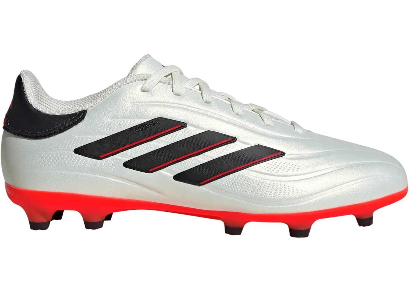 Детские бутсы с длинным рукавом Adidas Copa Pure II League FG, Ivory/Core Black/Solar Red