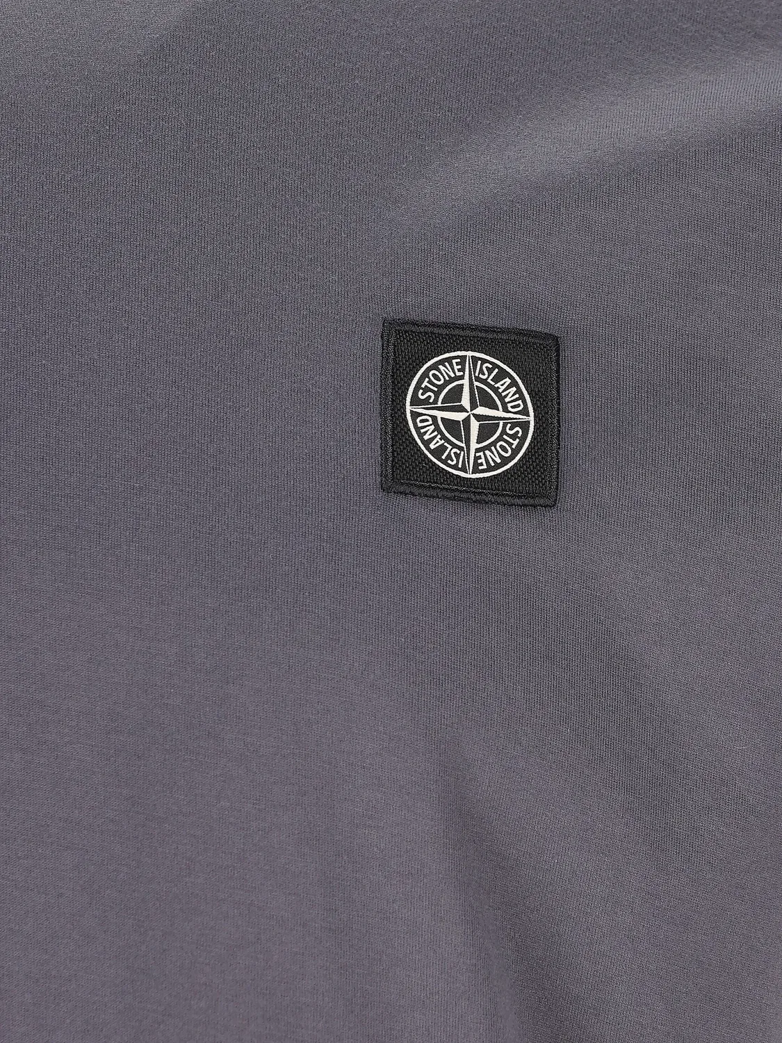 Футболка с логотипом и короткими рукавами Stone Island, серый — фото 2