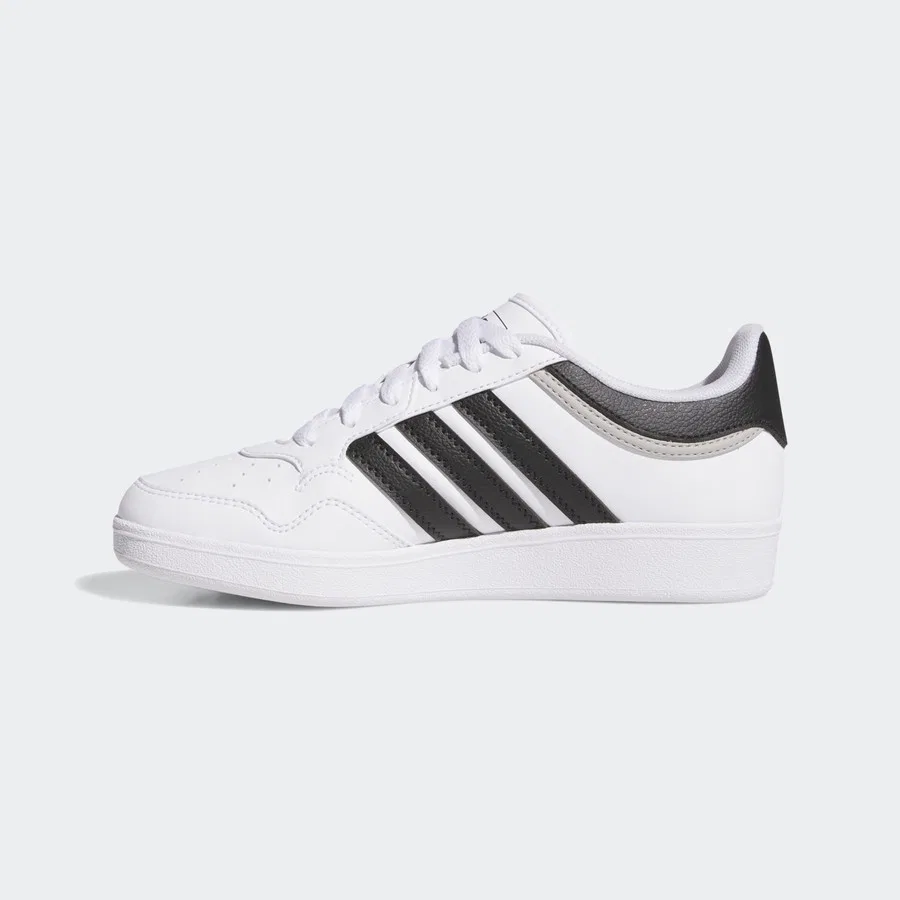 Кроссовки с синтетическим верхом Hoops 4.0 adidas, Бело-черно-серый — фото 2