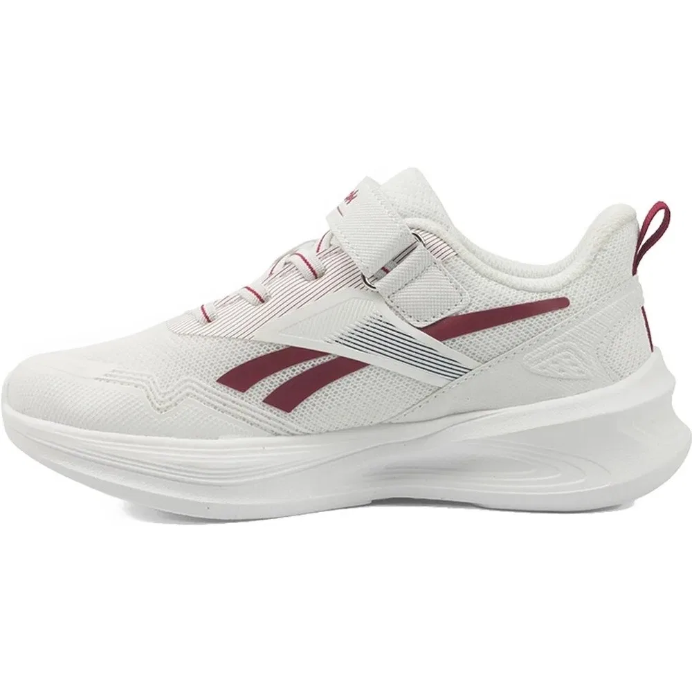 Кроссовки детские Reebok Anes Run Kds I кожаные для мальчиков, белые — фото 3