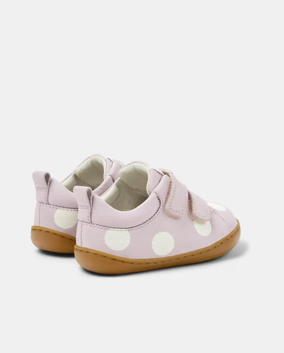 Детские кроссовки для мальчиков из кожи Peu Cami Camper, Rosa / Blanco — фото 2