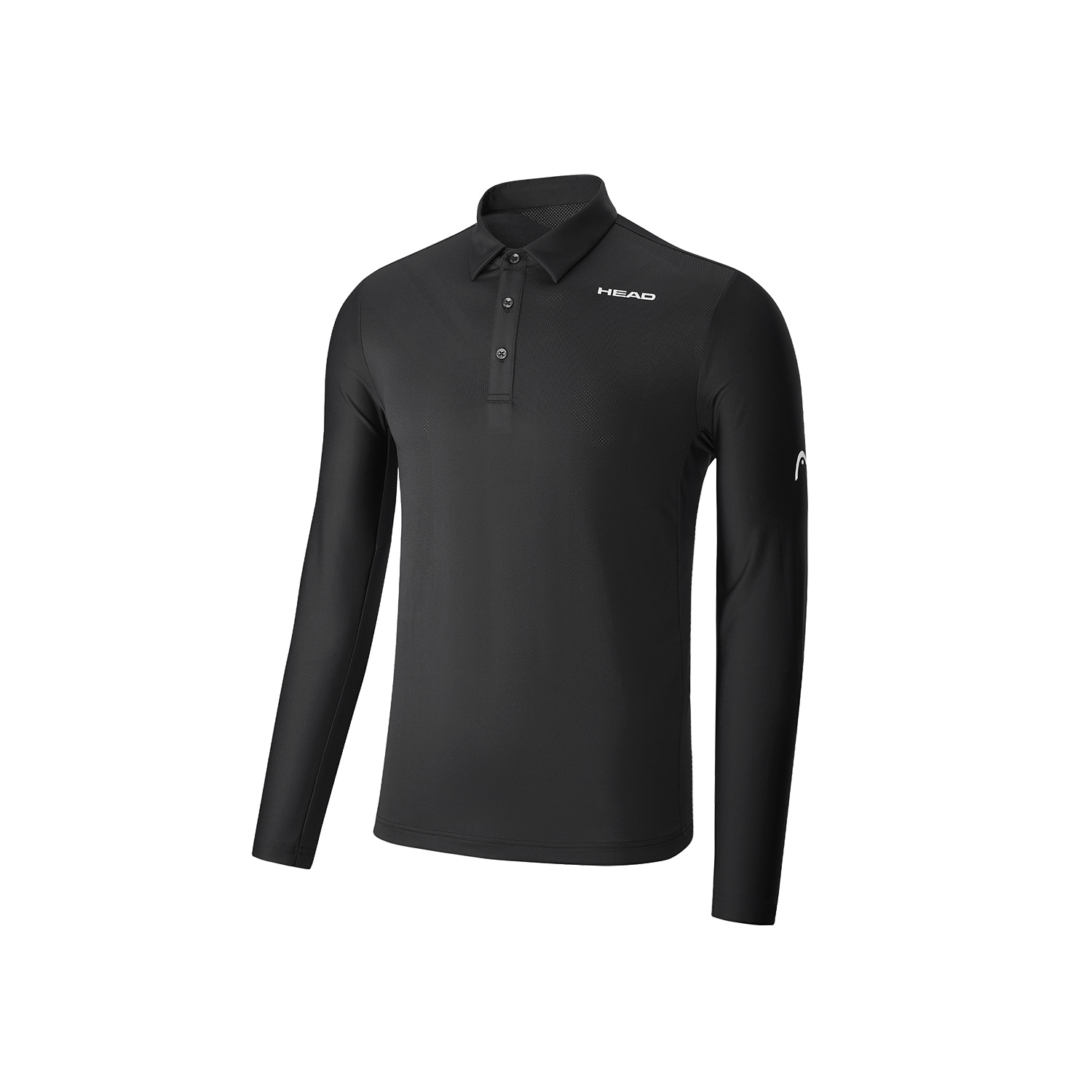 

Футболка поло мужская HEAD, черный (однотонный)