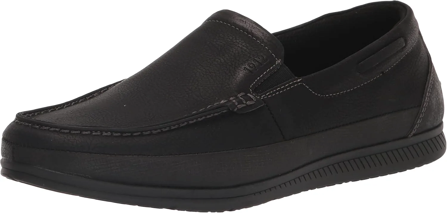 

Мужские лоферы Nunn Bush Santo с мокасиновой передней частью, комфортные венецианские слипоны, черный