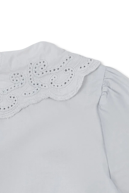 Детская хлопковая рубашка RILO COLLAR SHIRT GOTS Konges Sløjd, синий — фото 3
