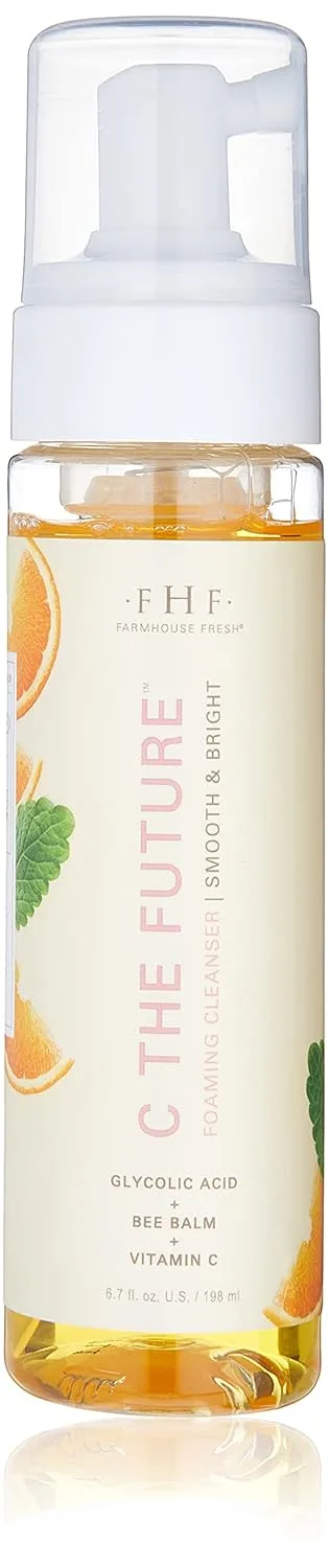 Пенка для умывания Farmhouse Fresh — Гиалуроновая кислота, витамин С, гликолевая кислота. C the Future, ,7 жидких унций