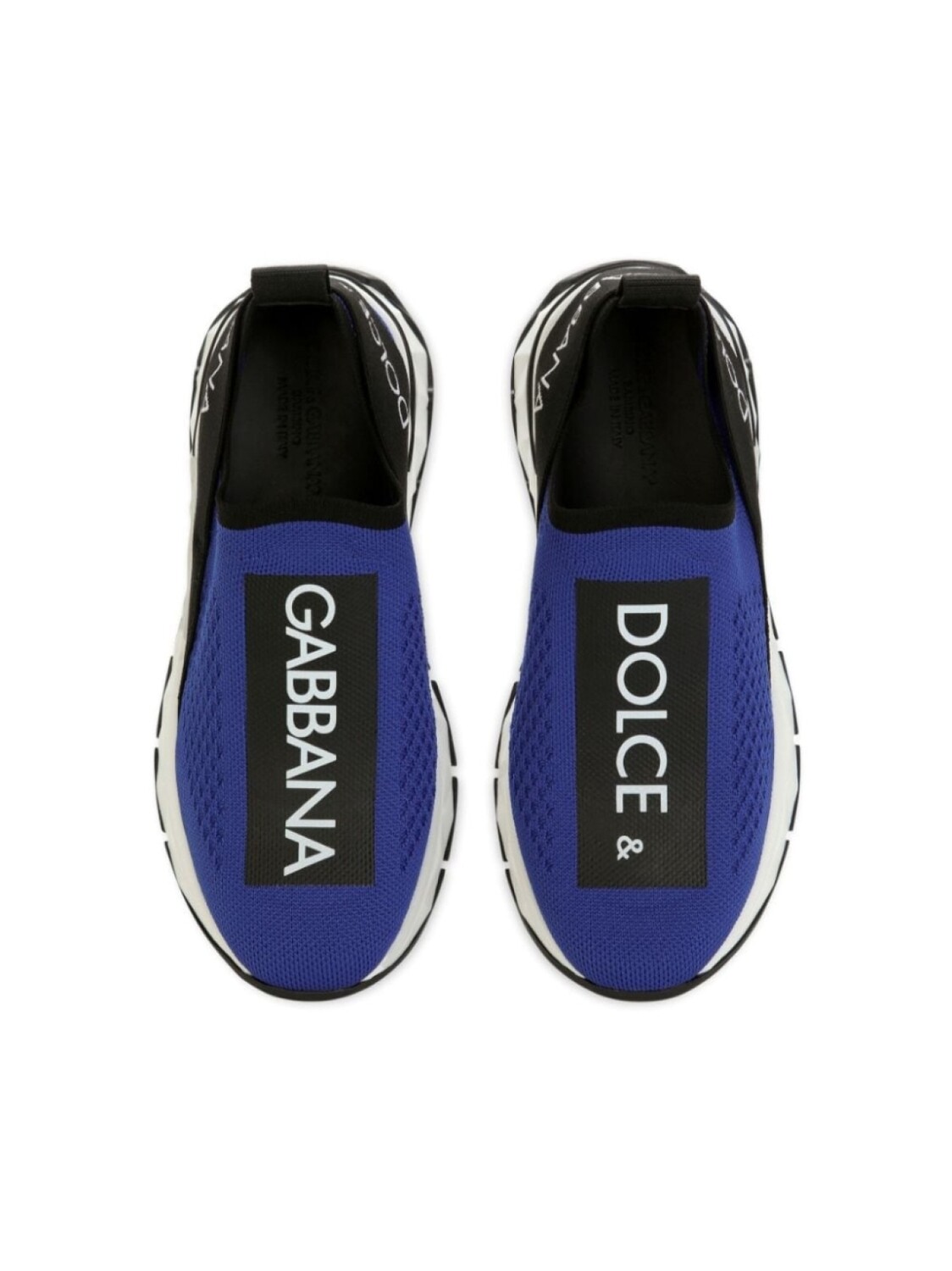 Dolce & Gabbana Kids слипоны Sorrento, синий — фото 4