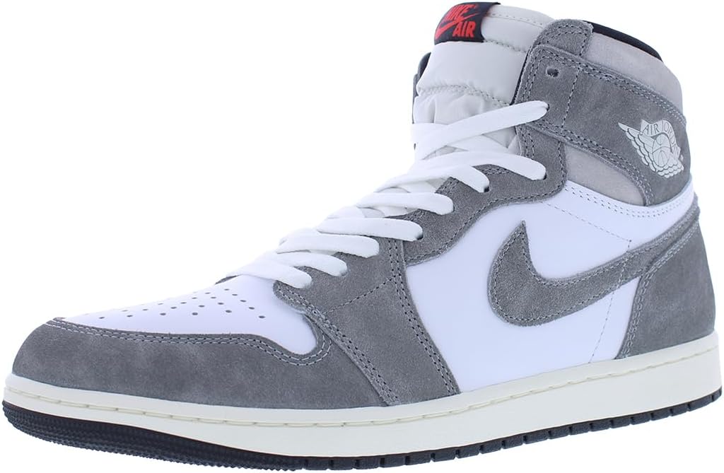 

Мужские кроссовки Nike Air Jordan 1 Retro High OG, белый/черный/красный