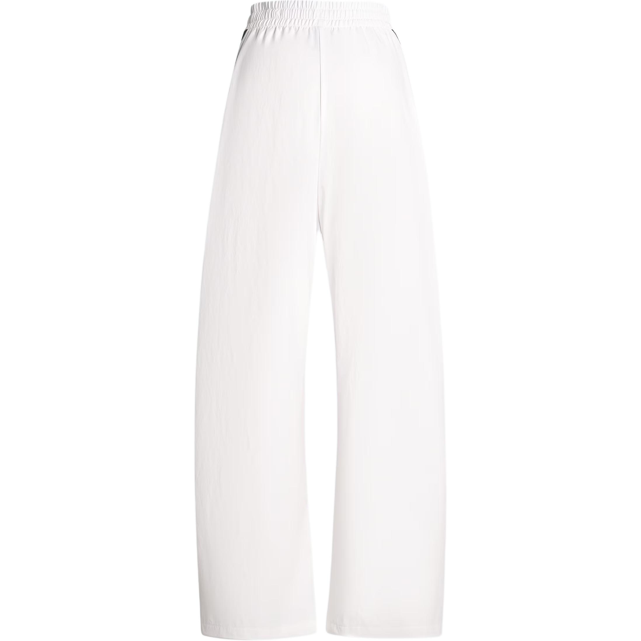 Штаны Casual 3 Stripes STORY WOVEN BANANA PANT Adidas, белый/черный — фото 2