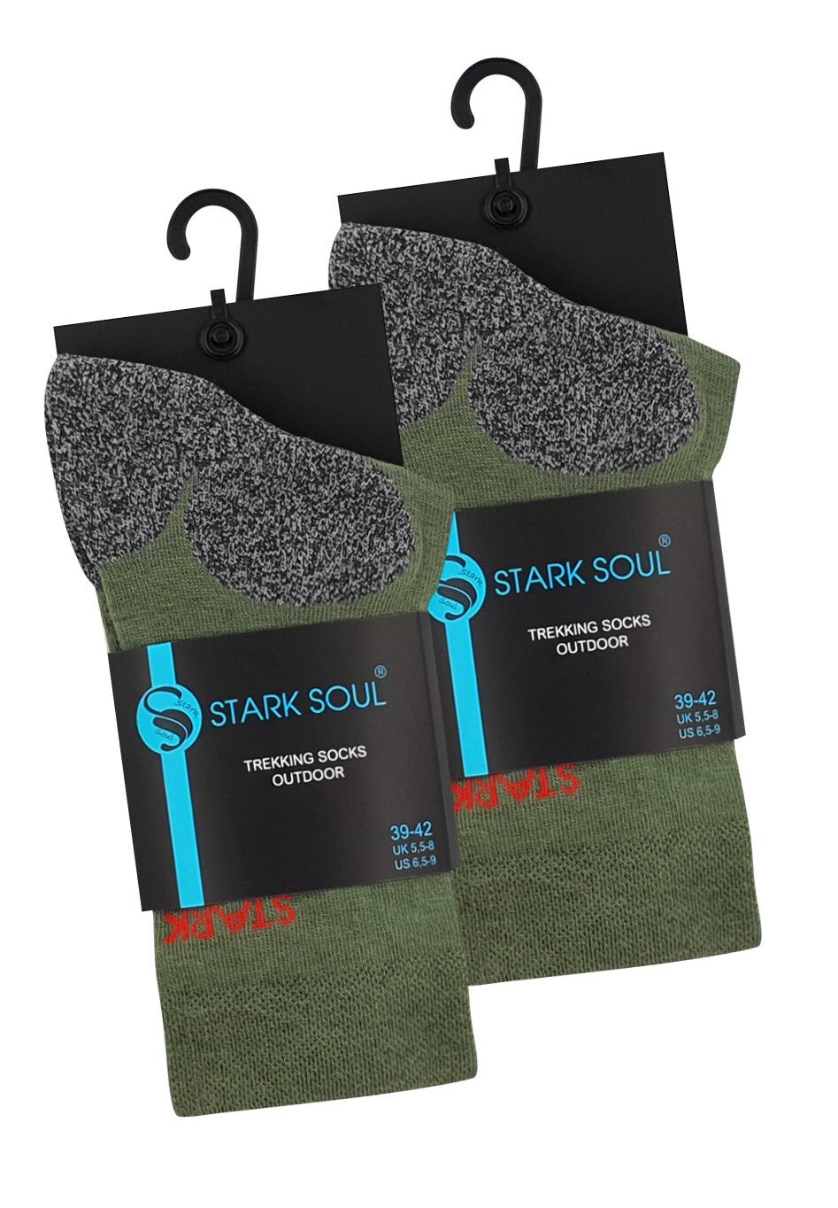 

Носки TREKKING OUTDOOR SOCKEN 2 PAAR UNISEX Stark Soul, хаки