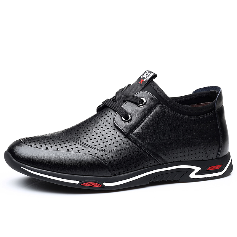 

EGCHI Мужские повседневные туфли Low top Black/Brown