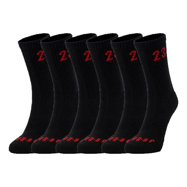 

Носки Unisex U Air Jordan Essential Crew 6pr Sports Stockings 6 Packs Black DH4287-011