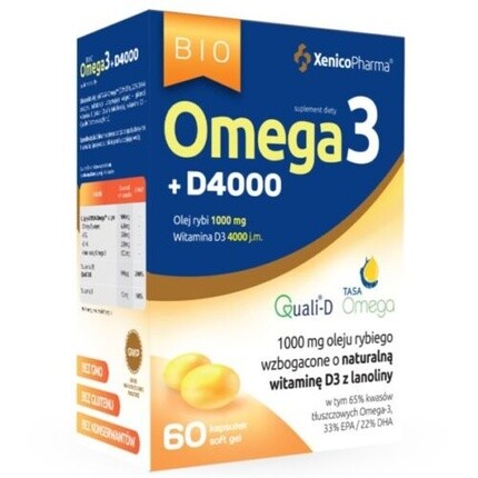 

Ксеникофарма Омега 3 D3 4000 60 капсул Xenico Pharma