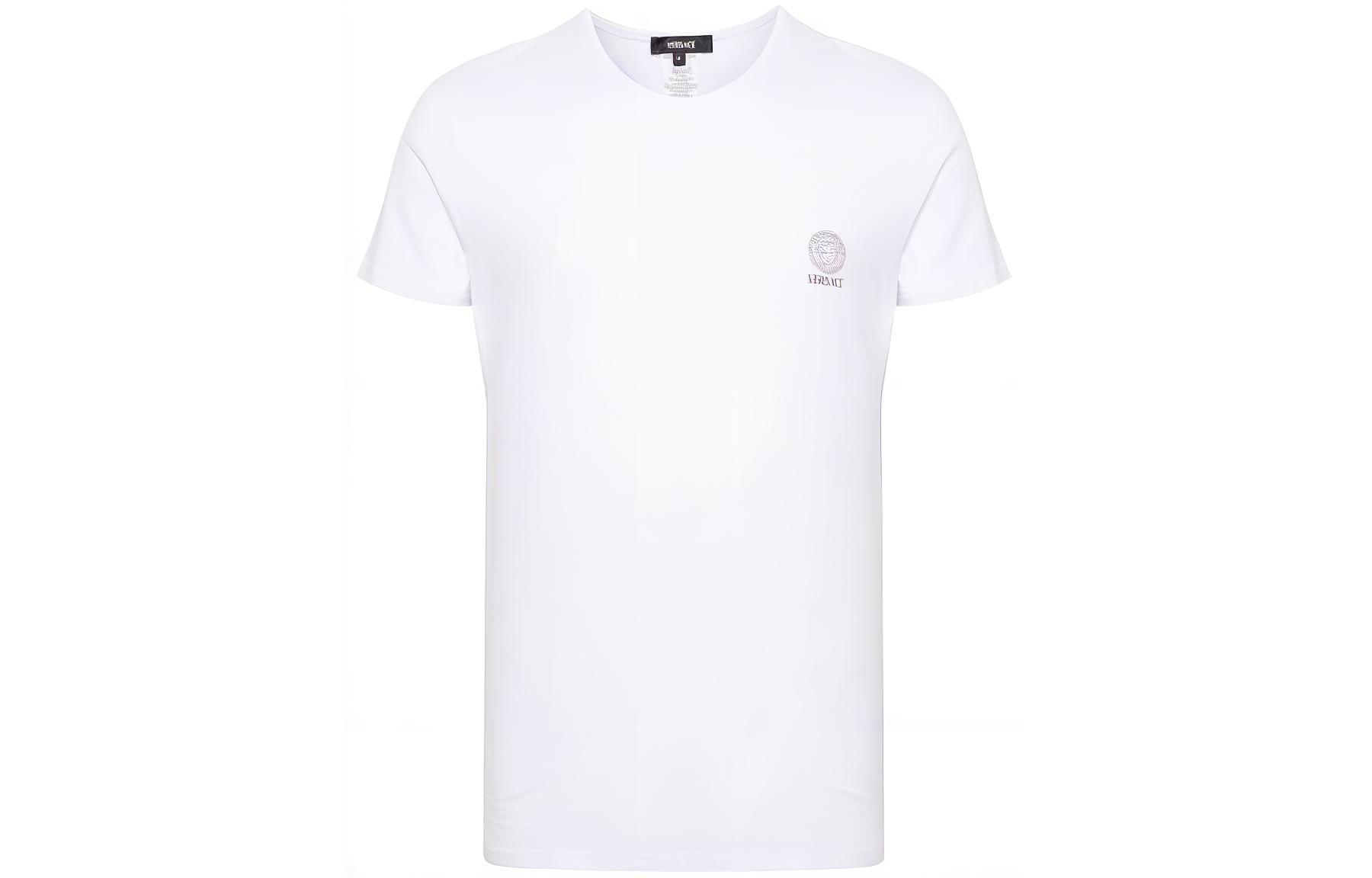 

Футболка с принтом логотипа VERSACE, белый