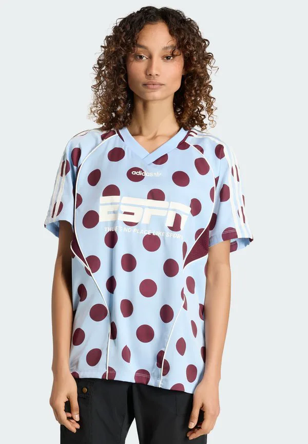 Футболка в горошек Adidas Originals, Clear Sky