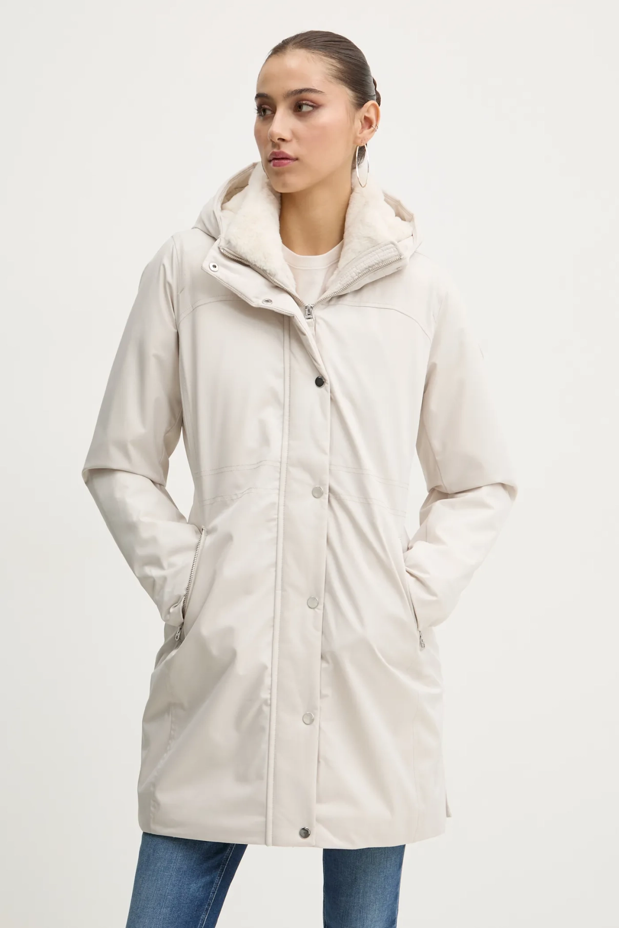 

Куртка Hollister Co., бежевый