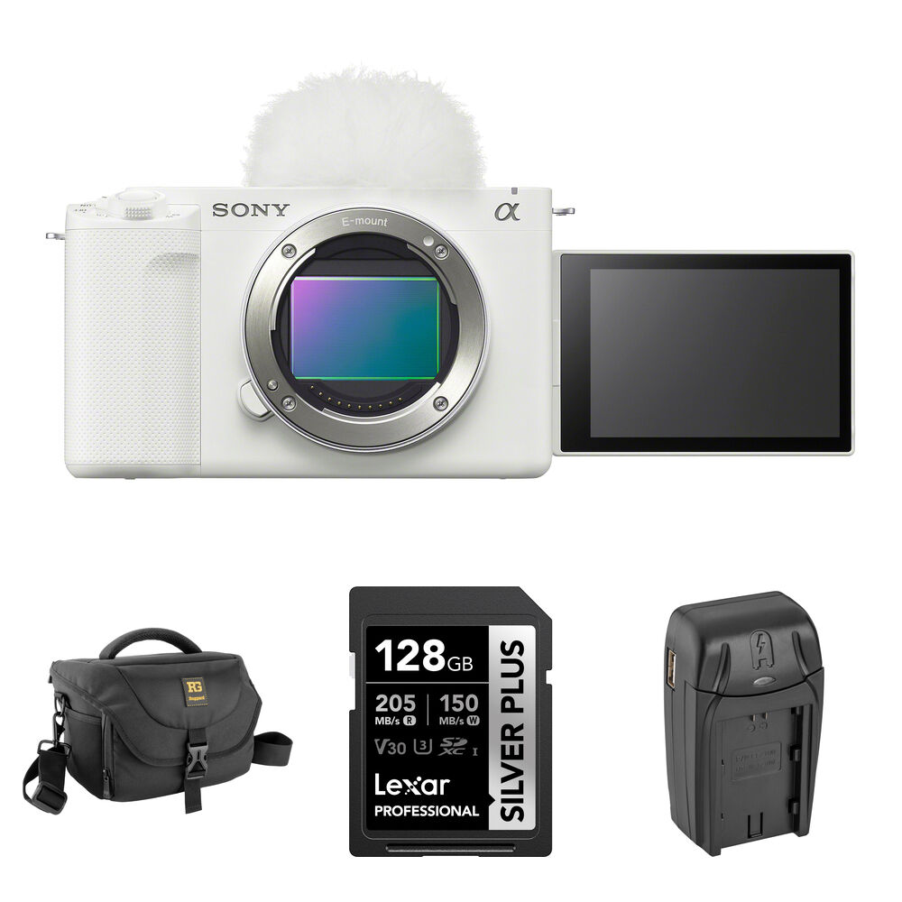

Беззеркальная камера Sony ZV-E1 Mirrorless Camera with Basic Bundle (White)