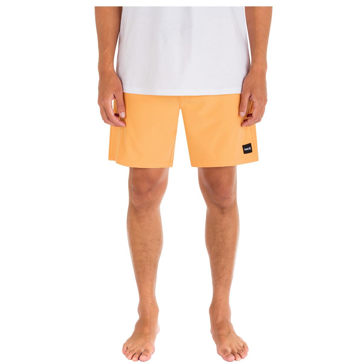 

Шорты для плавания Phantom Zuma II Volley Mens Board Shorts 7" Inseam Swim Trunks Hurley, цвет nectarine