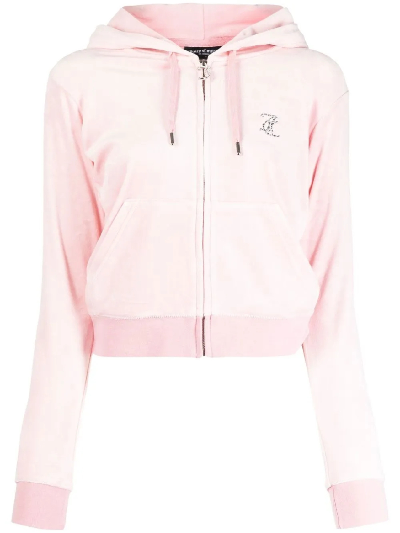 

Juicy Couture худи Robertson на молнии с логотипом, розовый