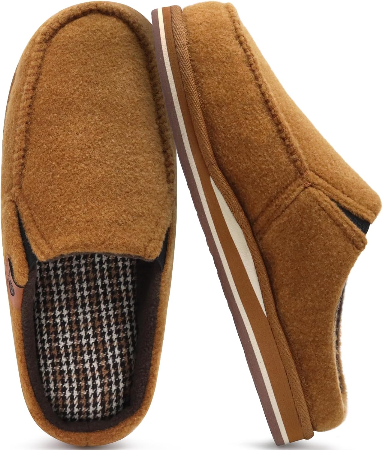 

Мужские шлепанцы ONCAI с поддержкой свода стопы, полоской, искусственным мехом, хлопковым сочетанием, высокоплотной обувной стелькой из памяти формы, теплые домашние тапочки, на ноге, для улицы и дома, резиновая подошва, размеры 7-16, хаки