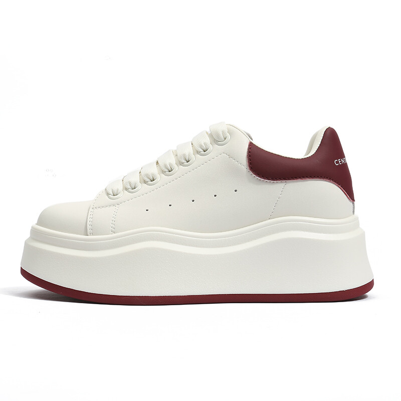 

Кроссовки CENTRAL&KITTY Skateboarding Shoes Women's Low-top, цвет Burgundy