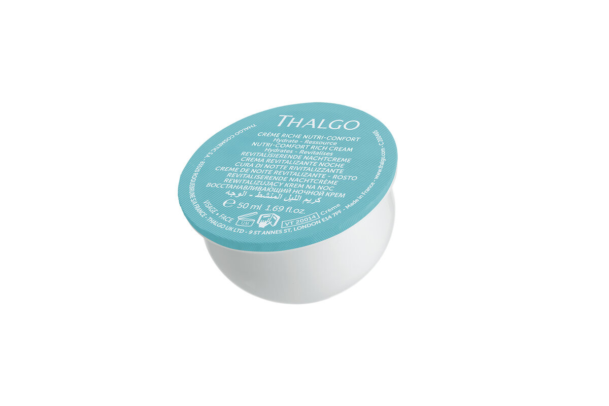 

Thalgo Cold Cream Marine, Эко-наполнитель Nutri-Comfort Rich Cream, Эко-наполнитель ультранасыщенного крем-бальзама, 50 мл