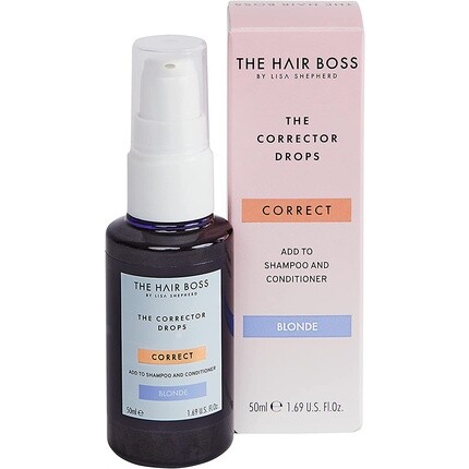 

The Hair Boss от Lisa Shepherd Капли-корректоры для блондинок, 50 мл ‎The Hair Boss By Lisa
