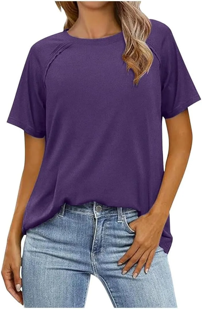 

Женская футболка с коротким рукавом реглан