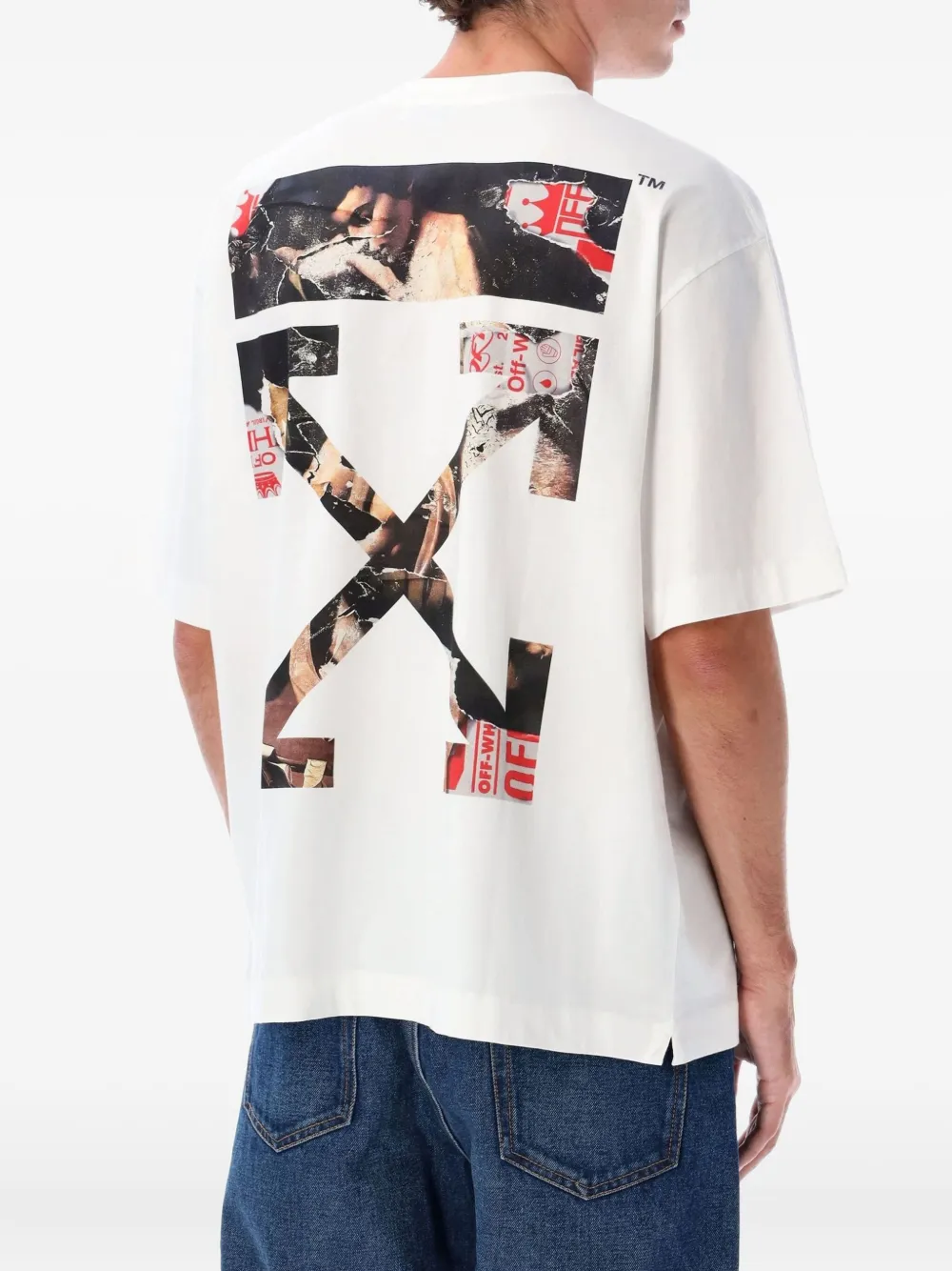 Футболка для скейтбординга с принтом "стрелы" Off-White, белый — фото 2