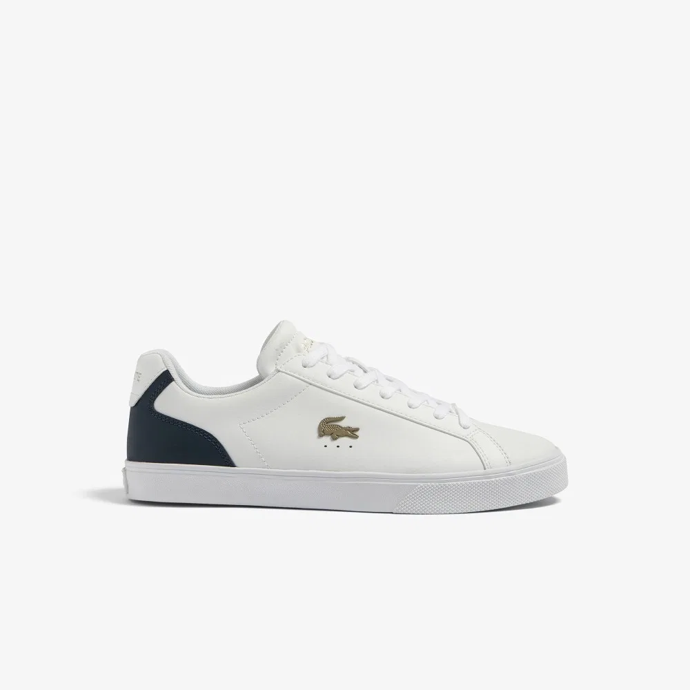 Мужские низкие кожаные кеды Lacoste Lerond Pro, белые