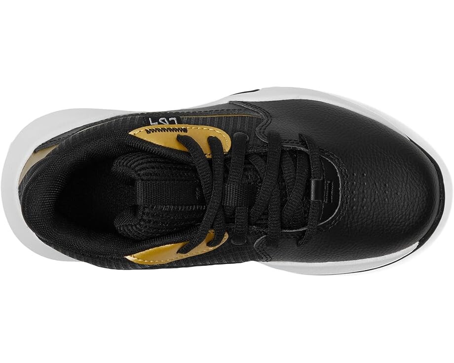 Кроссовки Under Armour Kids Pre School Lockdown 7, цвет Black/Black/Metallic Gold — фото 2