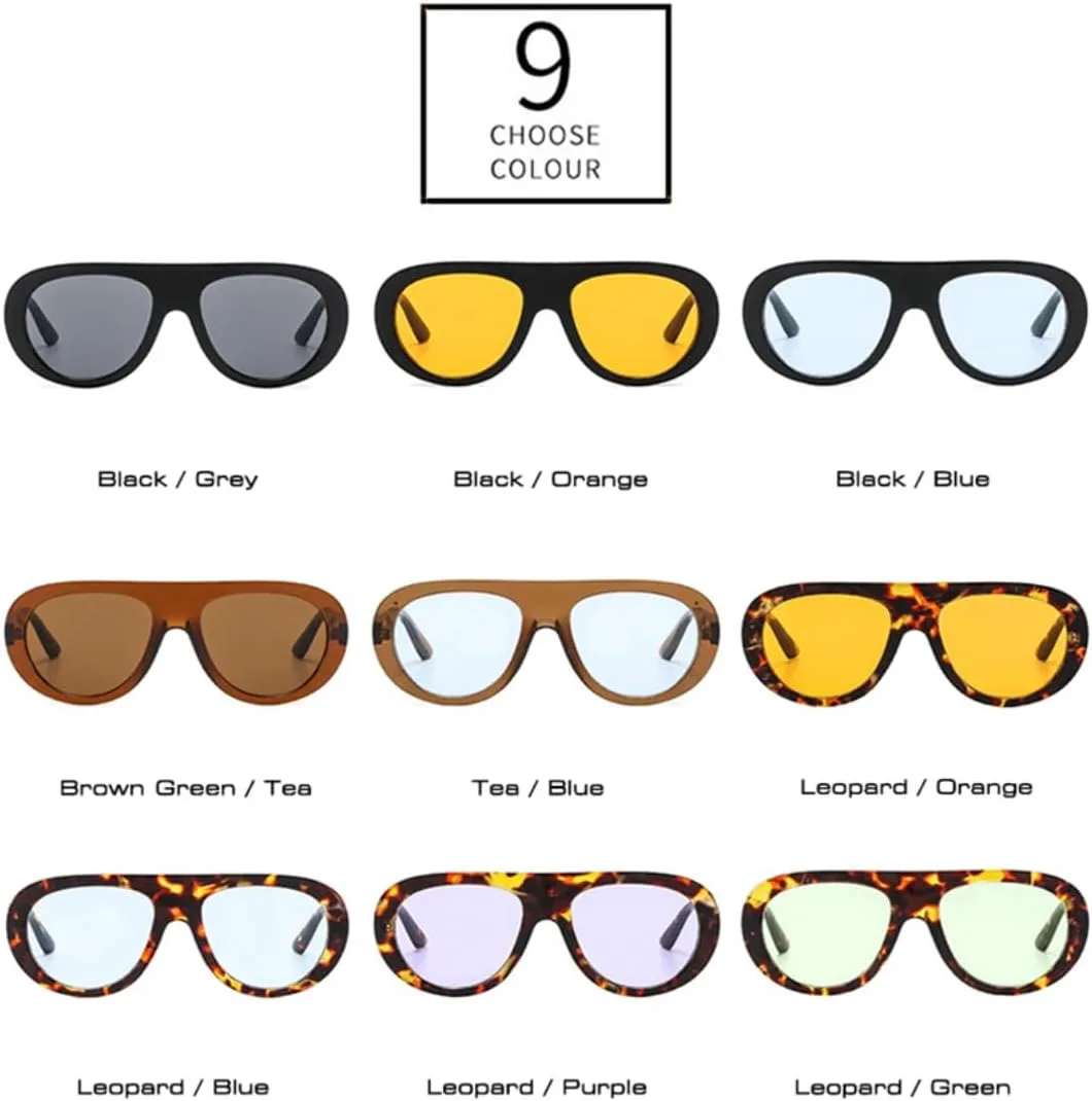 

Солнцезащитные очки с защитой UV400 | Леопардовый принт в стиле панк | Для женщин и мужчин | Для занятий спортом на открытом воздухе и вождения DSVIGF, Black Blue