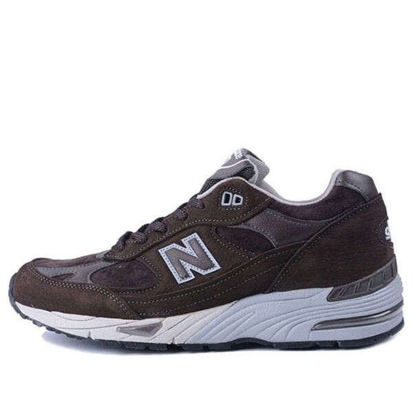 

Кроссовки 991 коричневые New Balance, коричневый