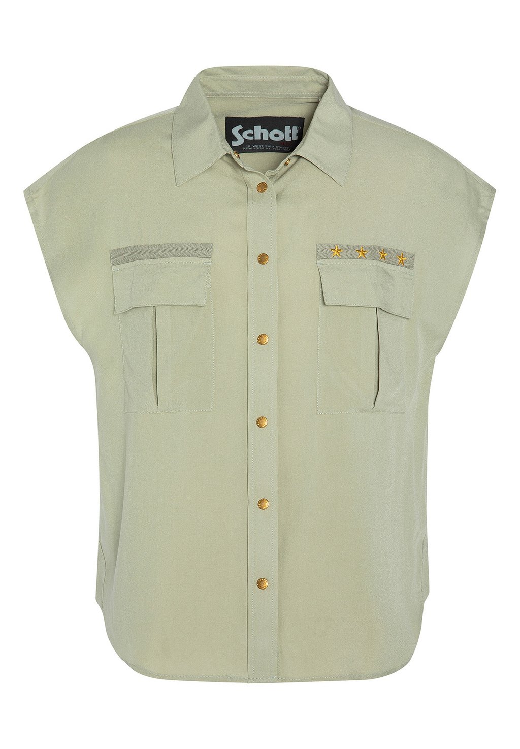 

Блуза Schott, хаки