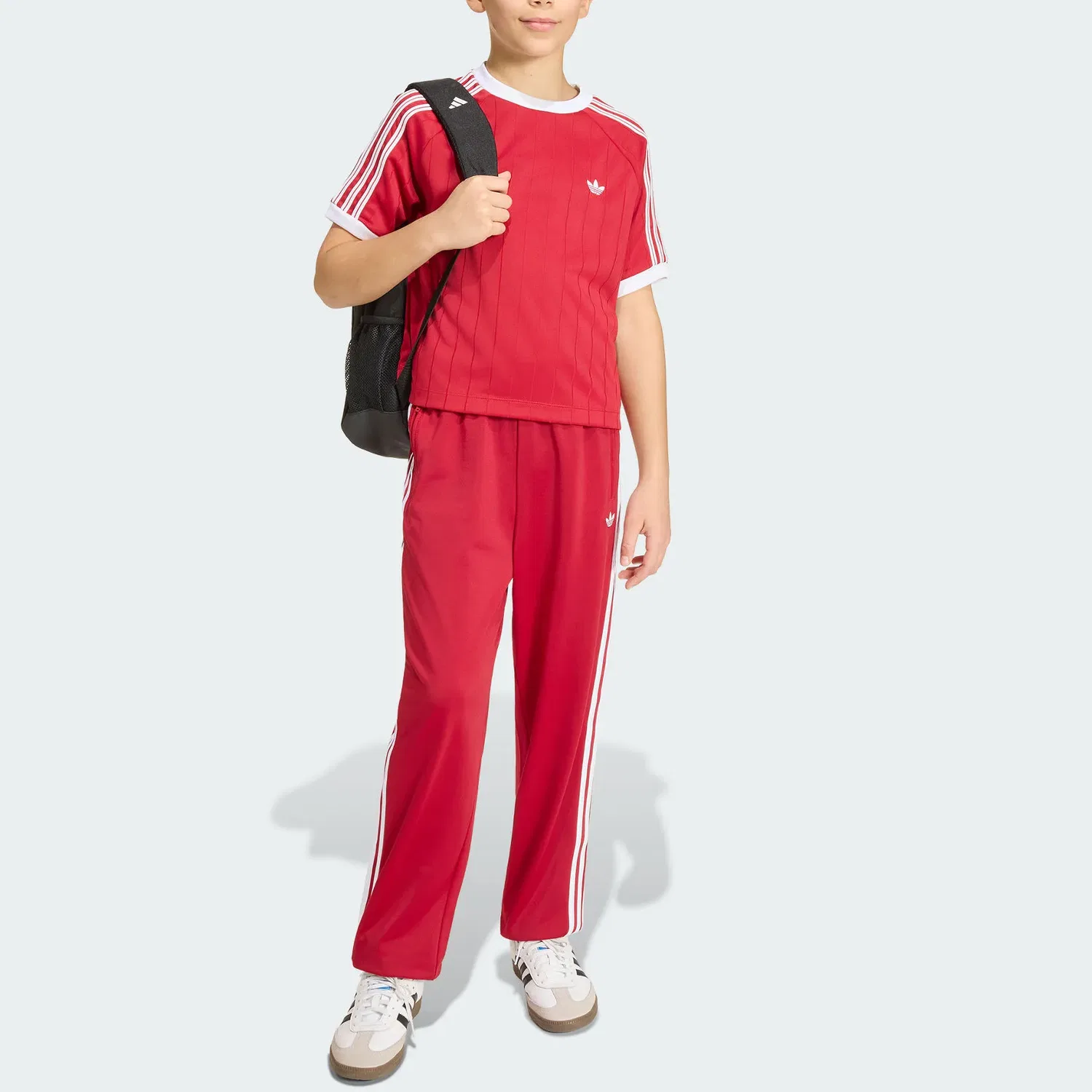 Футболка Adidas Originals Kids красная — фото 3