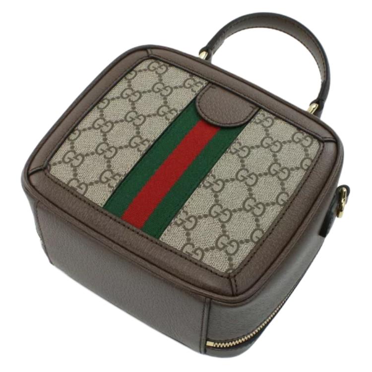 Миниатюрная женская сумка Gucci Ophidia через плечо — фото 3