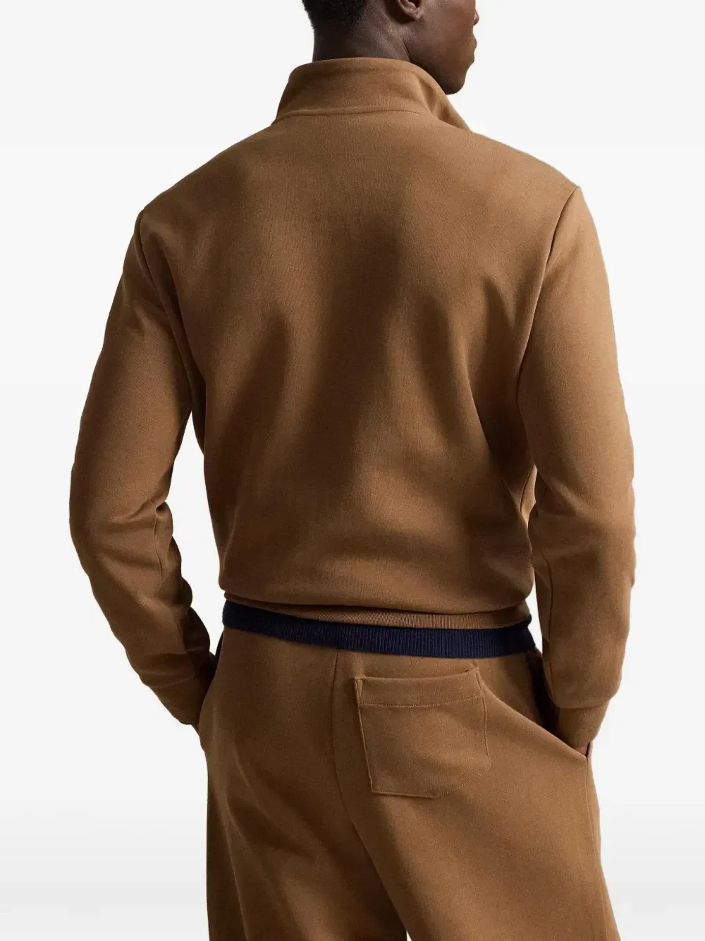 Свитшот на молнии Pony Polo Ralph Lauren, коричневый — фото 4