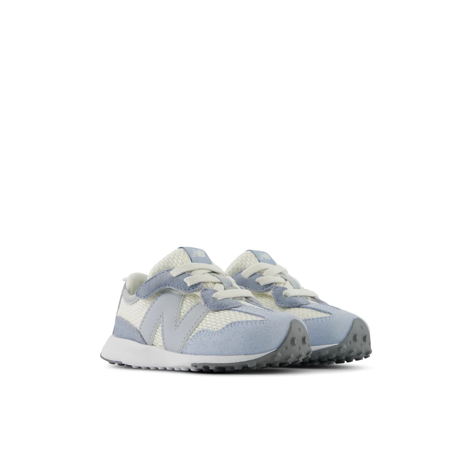 Детские кроссовки для малышей с липучками 327 New Balance, Light Arctic Grey — фото 2