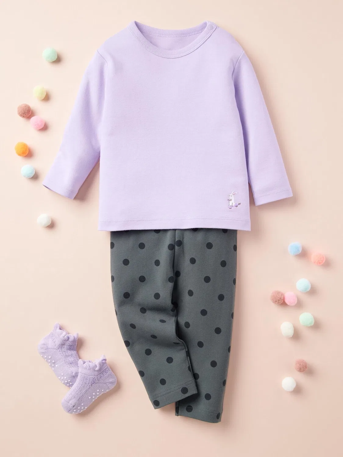 Леггинсы Uniqlo, полная длина, стандартный крой, темно-серый — фото 3