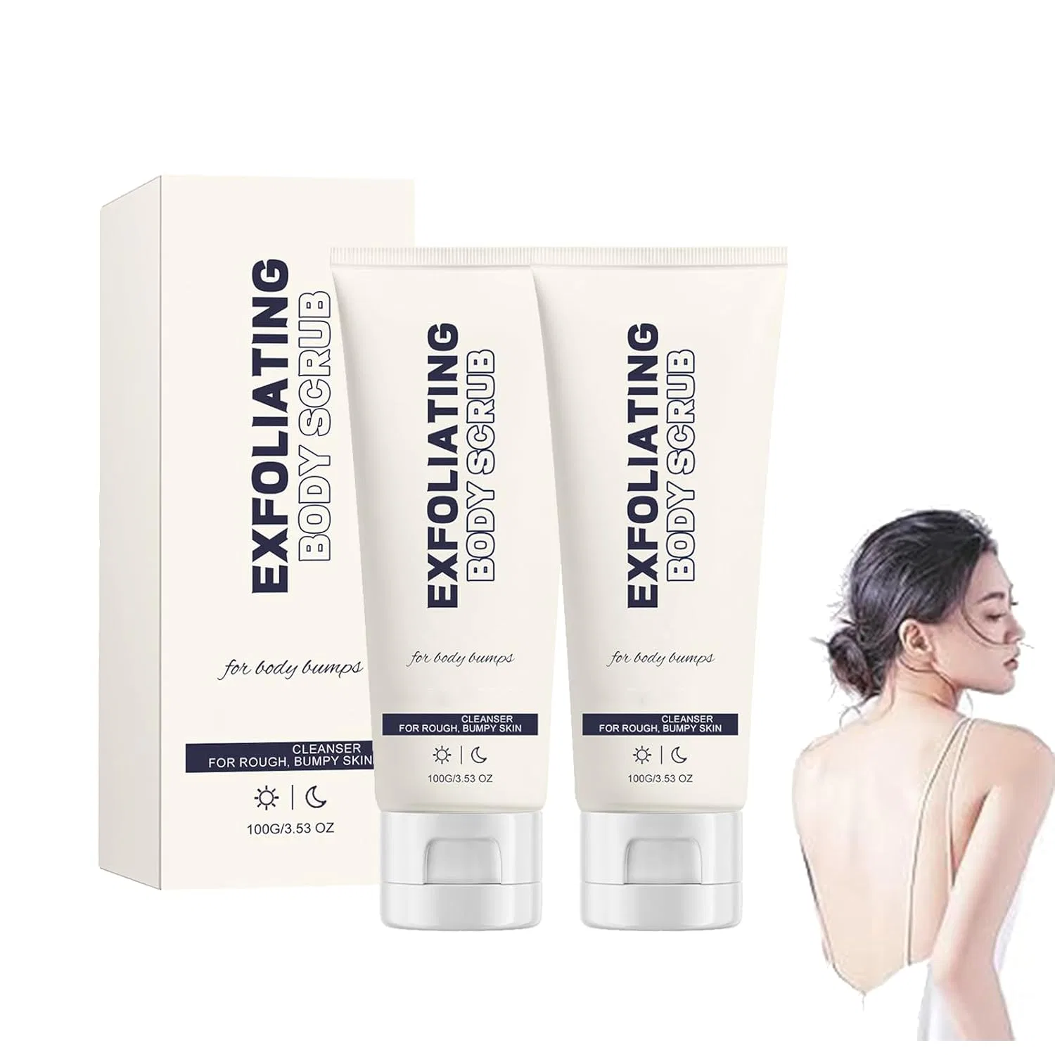 Скраб для тела, отшелушивающий, Luliouy, 2 шт., 100 г, 2PC