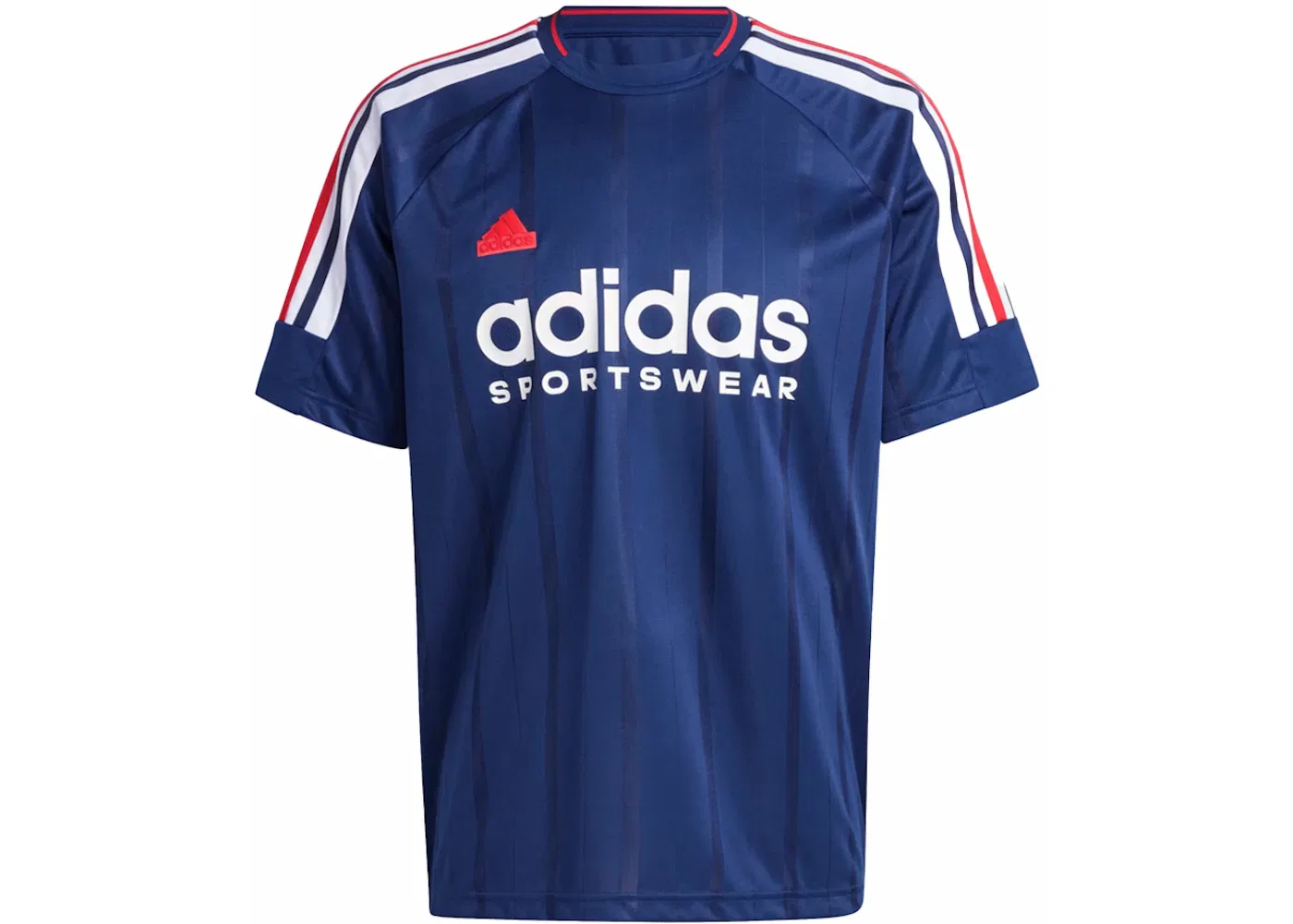 Мужская футболка с принтом Tiro Nations Pack Adidas, Team Navy Blue/White