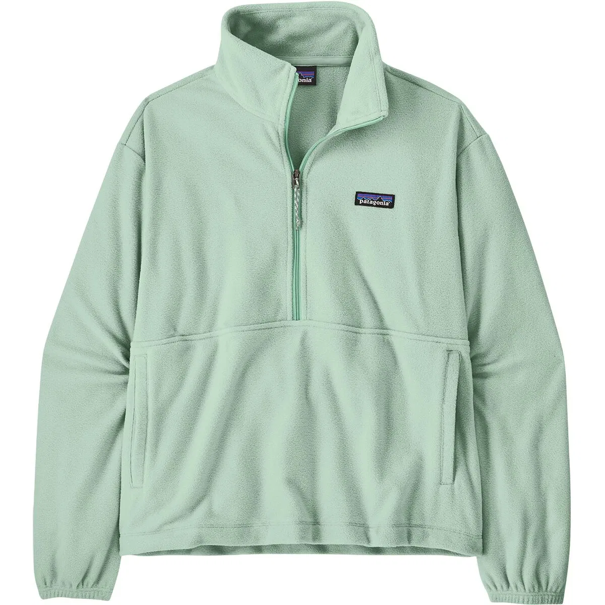 Женский флисовый пуловер с половиной застежкой-молнией Micro D 1/2-Zip Fleece Pullover Patagonia, Thin Ice