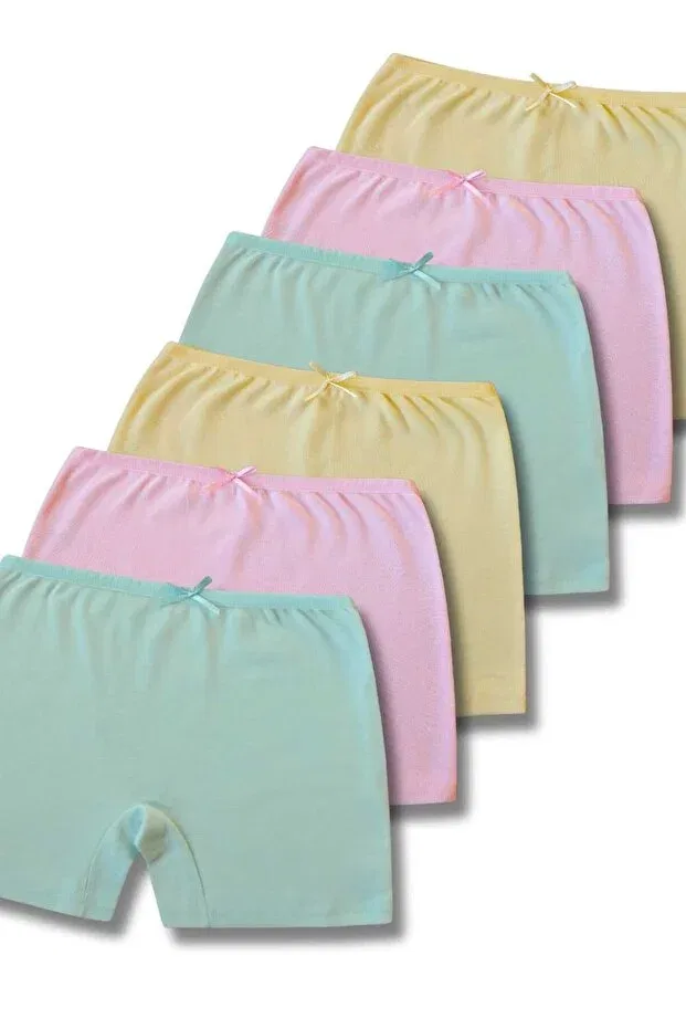 Детский комплект боксеров для девочек хлопковый Panfilia, Pink-Green-Yellow