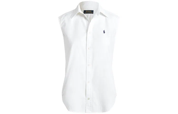 Женская рубашка свободного кроя SS22 Shirt Loose Fit, Polo Ralph Lauren, Белая