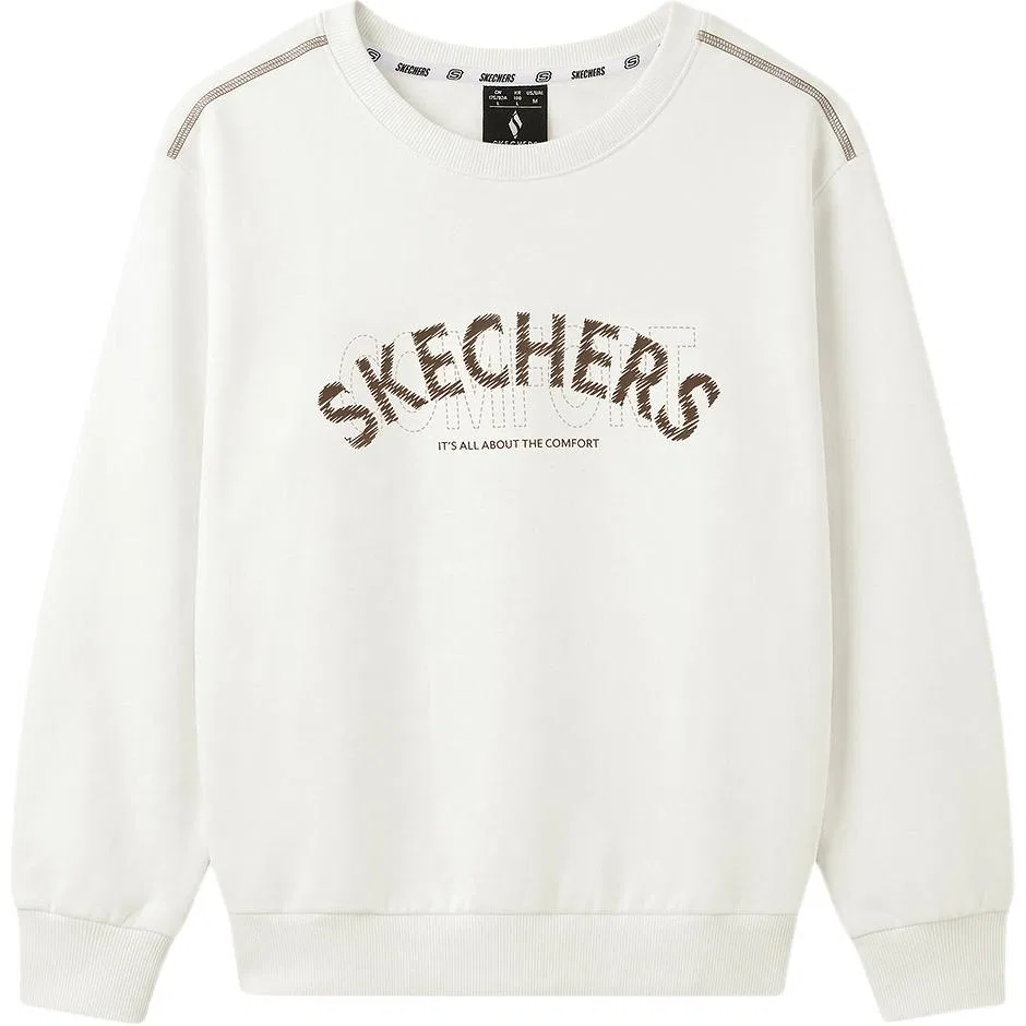 Детский свитшот с круглым вырезом Sugar Candy White Skechers, Sugar Candy White/0074