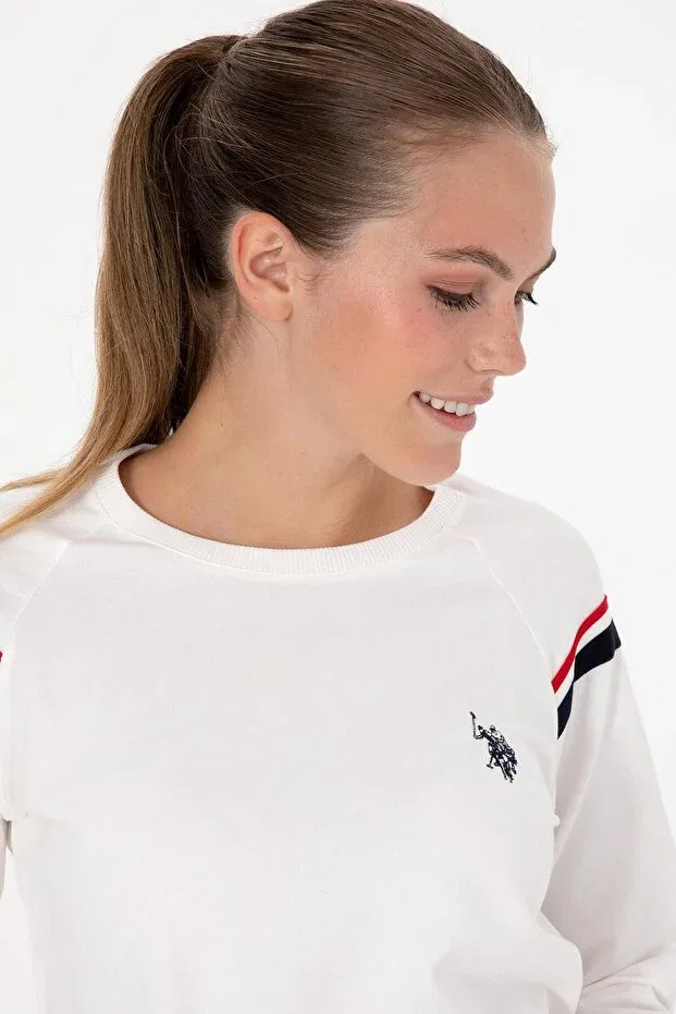 Женский комплект пижам с длинным рукавом U.S. Polo Assn., Ecru — фото 2