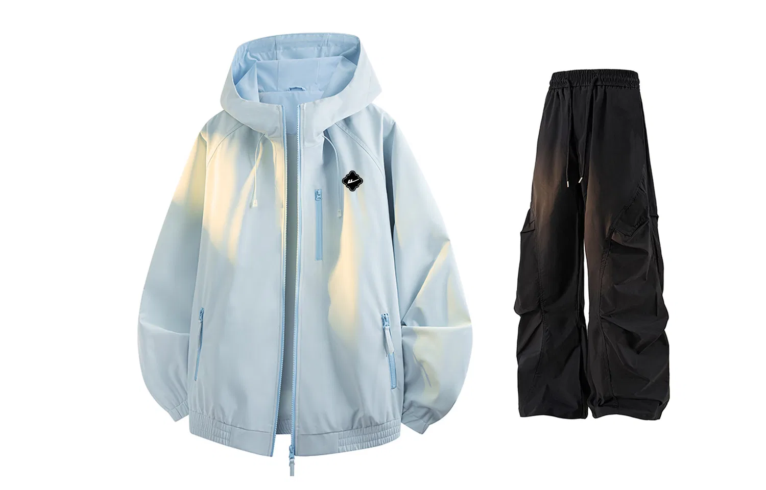Детский спортивный комплект с патчами DIY Casual Sportswear WARRIOR — фото 3