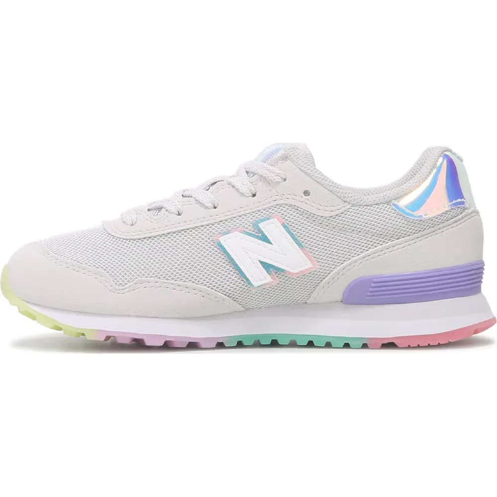 Детские ретро-кроссовки 515 New Balance, Grey/Rainbow — фото 3