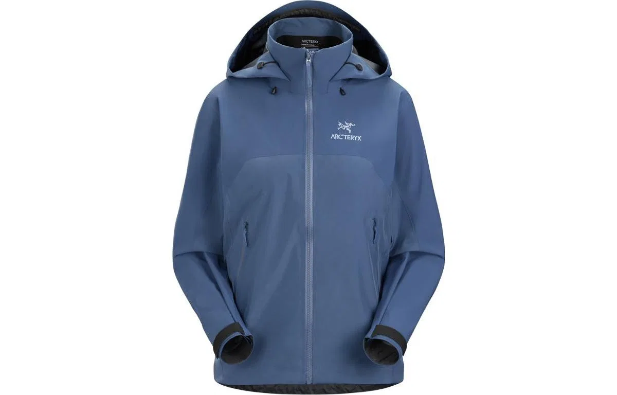Женская ветрозащитная куртка с капюшоном BETA AR Arcteryx, Moonlit Blue II/Moonlit II
