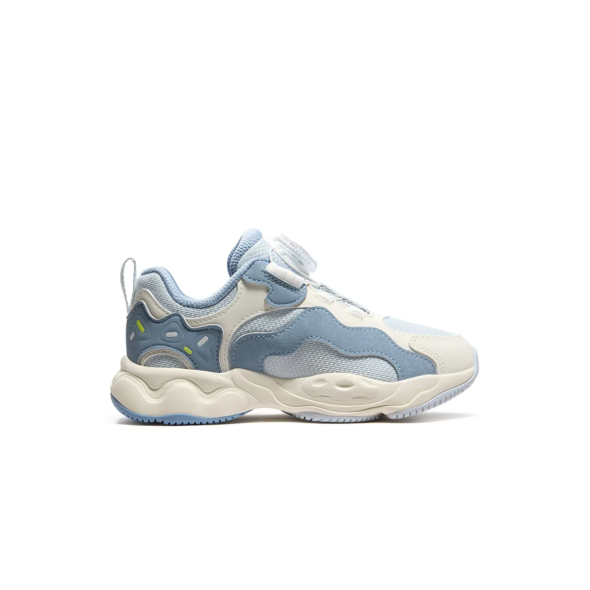 Детские кроссовки с подсветкой FILA KIDS, Glowing Blue/Milk White — фото 3